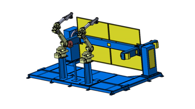 机器人垂直三轴焊接变位机